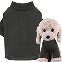 Load image into Gallery viewer, Elastic Bottoming Shirt Pet Dog Striped Clothes Cotton Warm Winter T-shirt Cat Puppy Cosstume Apparel  DOGGYZSTYLE
