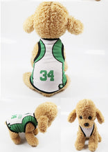 Load image into Gallery viewer, National Soccer Team Pet Dog Jersey T-Shirt Pet Shirts Puppy Dog Vest Pet Clothing Costume Apparel Female Male Dogs &amp; Cats
