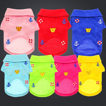 Load image into Gallery viewer, New Cute Pet Dog Clothes Shirt Summer Colorful Polo Puppy Chihuahua T-shirt Vest Pet Clothes for Small Dogs Product Pet Supplies
