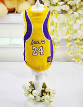 Load image into Gallery viewer, Summer pet clothes for dogs sleeveless dog vest t-shirt small/medium/large dog basketball clothes goods for pets  ZL85
