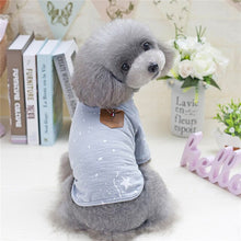 Load image into Gallery viewer, 2018 New Pet Dog Clothes Summer Vest For Dogs Cats Puppy T-Shirt Small Dog Clothing 100% Cotton Apparel Clothes chaleco perro
