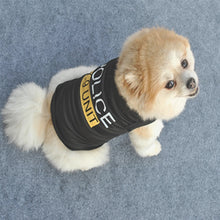Load image into Gallery viewer, Police Letter Printed Pet Dog Vest Clothes Puppy T-Shirt Coat Summer Apparel Costumes Pet Clothing For Small Pet Dog
