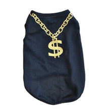 Load image into Gallery viewer, Cat Pet Vest Clothes For Dogs Pet Dog Summer Breathable T-shirt Vest Puppy Dollar Necklace Print Clothes Large
